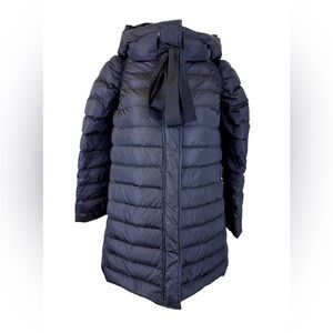 MIU MIU DOWN PUFFER COAT IN BLACK